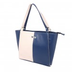 Beau Design Stylish  Blue Color Imported PU Leather Casual Tote Handbag With For Women's/Ladies/Girls
